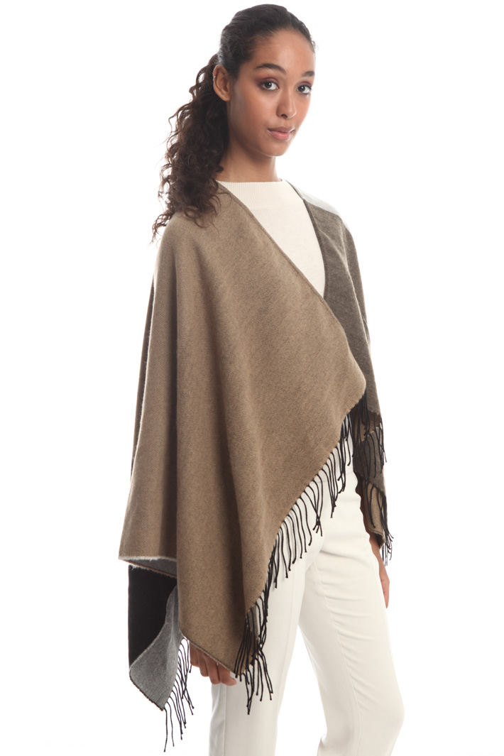 Yarn dyed cape Intrend Yarn dyed cape Intrend