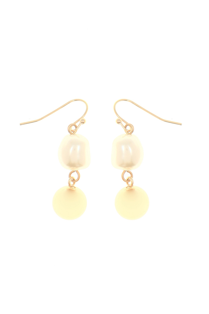 Drop earrings with pearls Intrend Drop earrings with pearls Intrend