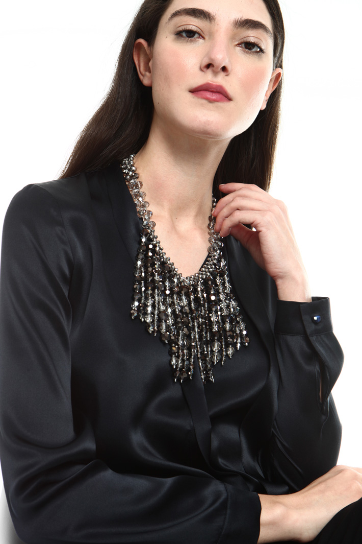 Glass necklace Intrend Glass necklace Intrend