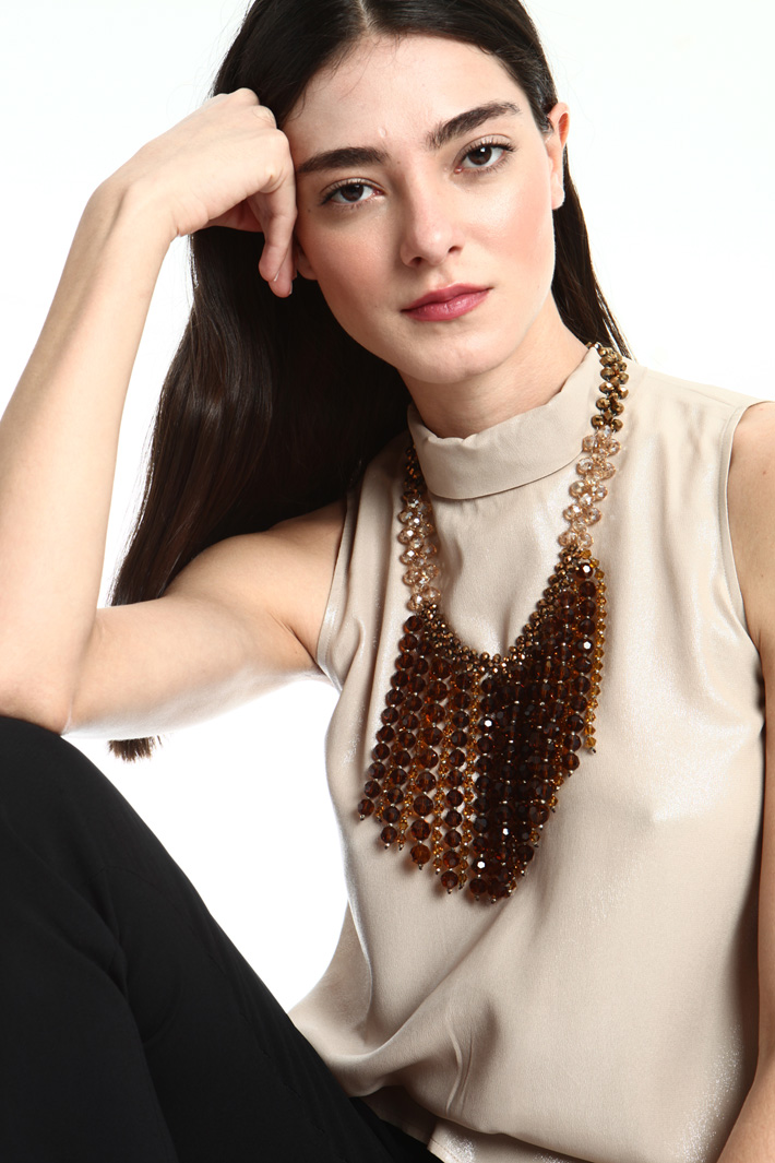 Glass necklace Intrend Glass necklace Intrend