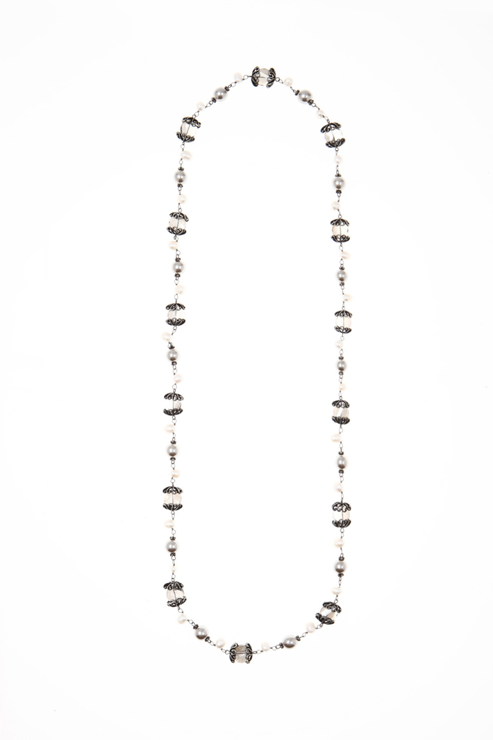 Glass and resin necklace Intrend Glass and resin necklace Intrend