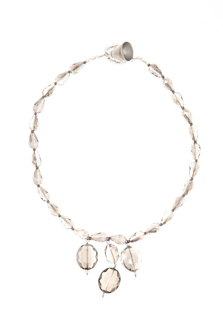 Necklace with glass drops Intrend Necklace with glass drops Intrend