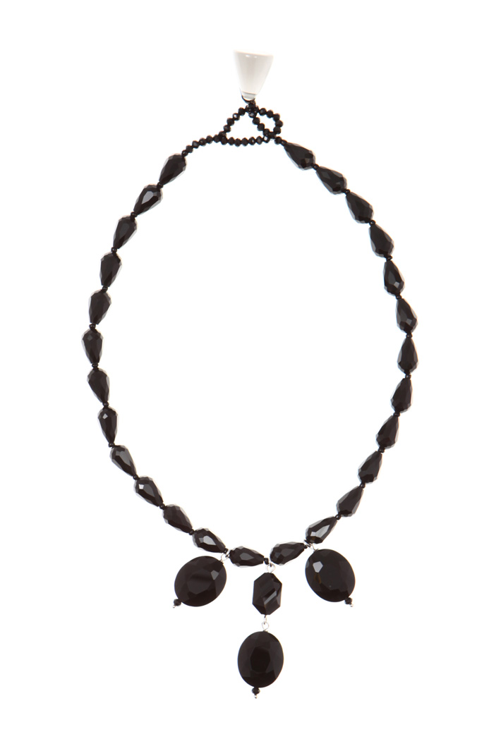 Necklace with glass drops Intrend Necklace with glass drops Intrend