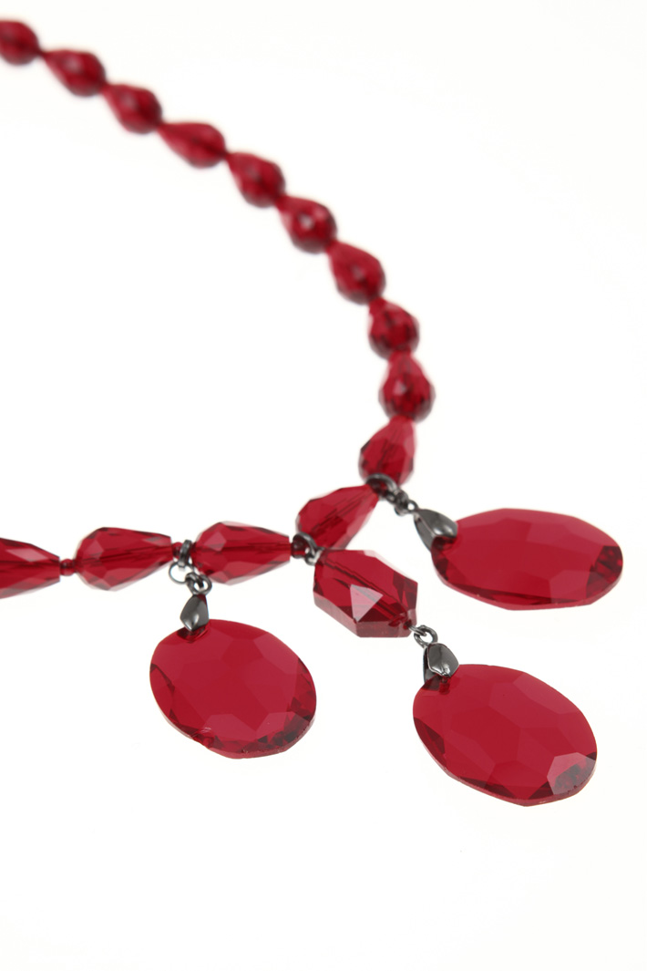 Necklace with glass drops Intrend Necklace with glass drops Intrend