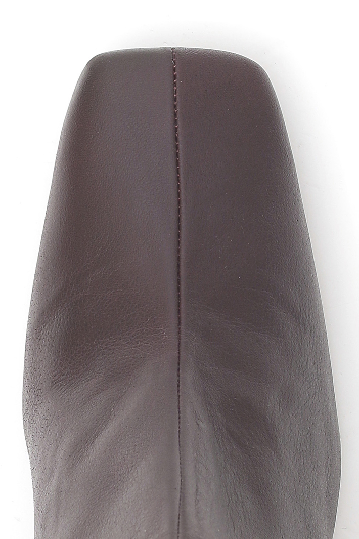 Leather ankle boots Intrend Leather ankle boots Intrend
