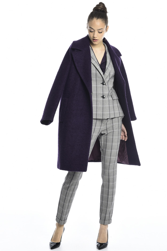 Bouclé jersey coat Intrend Bouclé jersey coat Intrend