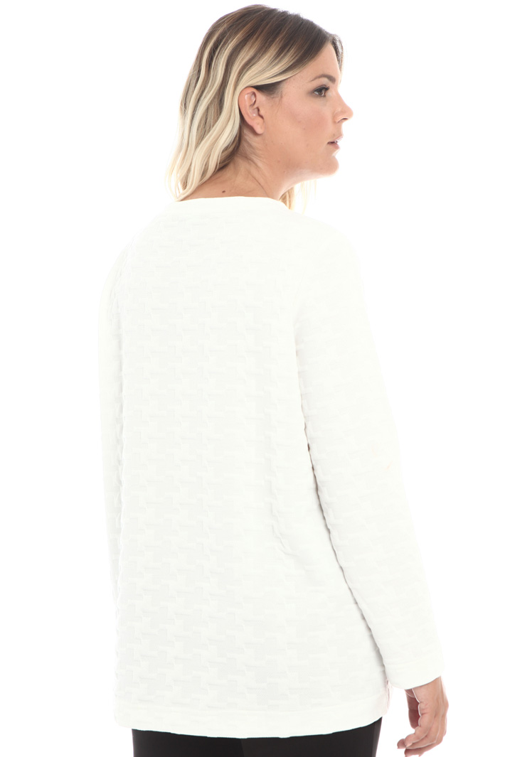 Sequinned jersey sweatshirt Intrend Sequinned jersey sweatshirt Intrend