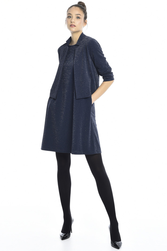 Lamé jersey bolero jacket Intrend Lamé jersey bolero jacket Intrend