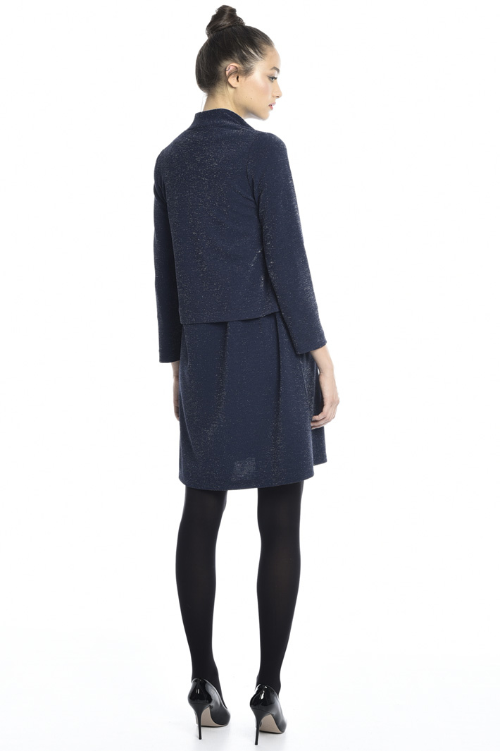 Lamé jersey bolero jacket Intrend Lamé jersey bolero jacket Intrend