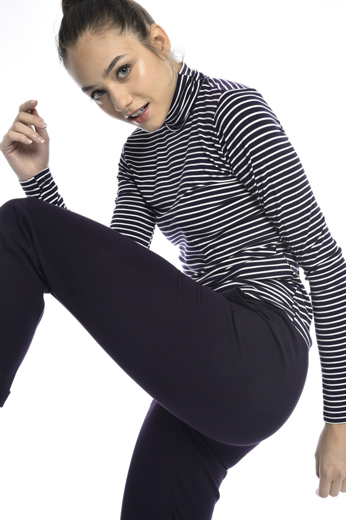 Jersey polo neck jumper Intrend Jersey polo neck jumper Intrend
