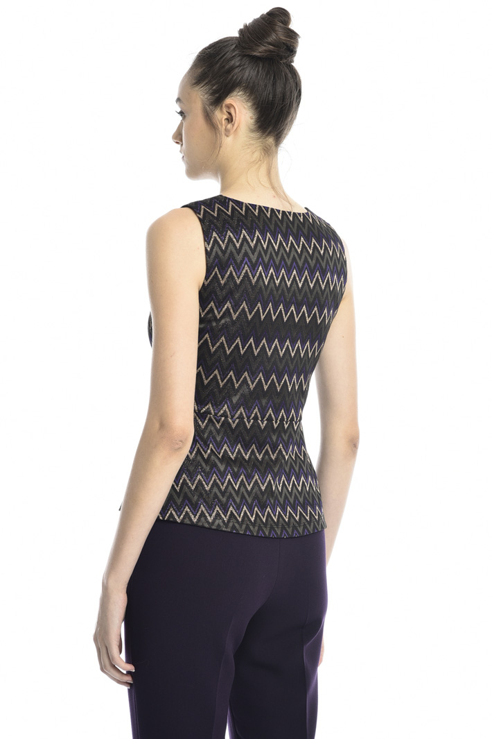 Sleeveless lamé top Intrend Sleeveless lamé top Intrend