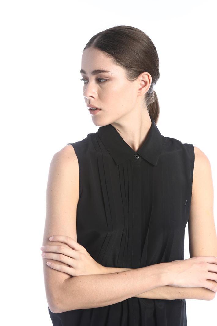 Top in silk and jersey Intrend Top in silk and jersey Intrend