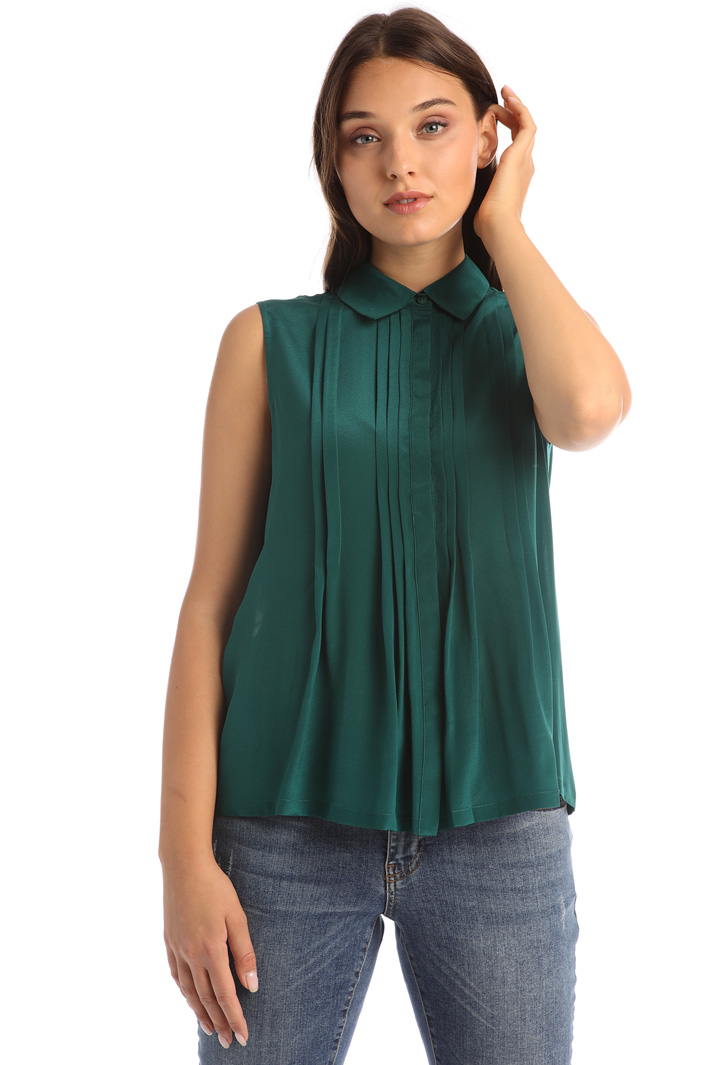 Top in silk and jersey Intrend Top in silk and jersey Intrend