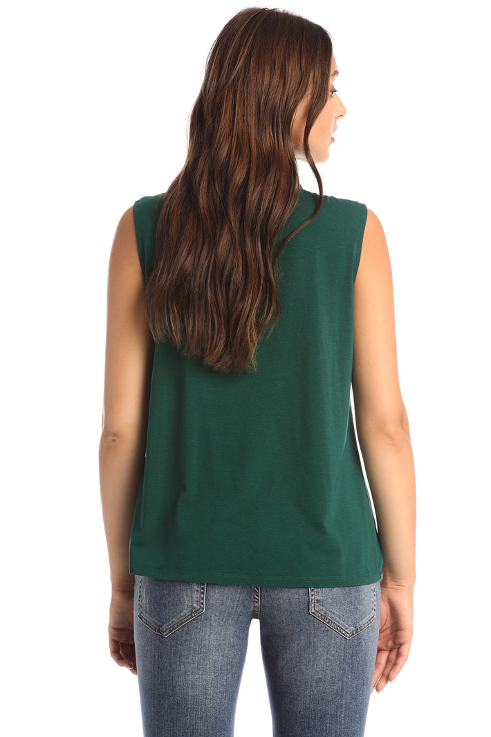 Top in silk and jersey Intrend Top in silk and jersey Intrend