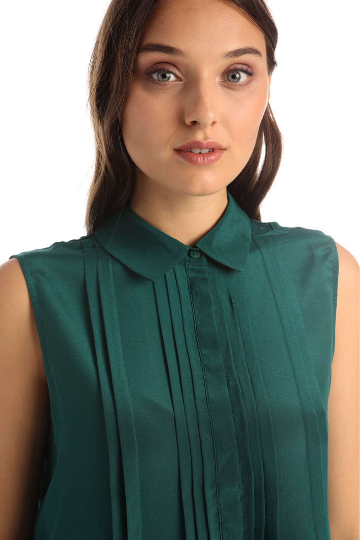 Top in silk and jersey Intrend Top in silk and jersey Intrend