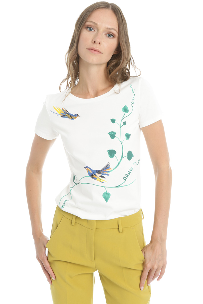 Printed jersey T-shirt Intrend Printed jersey T-shirt Intrend