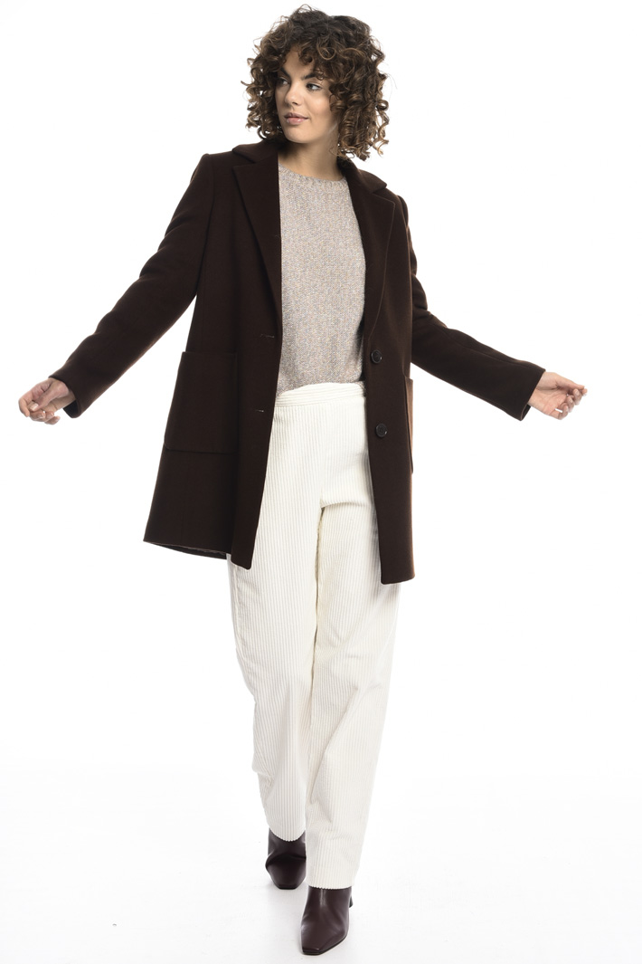 Cropped coat in pure wool Intrend Cropped coat in pure wool Intrend