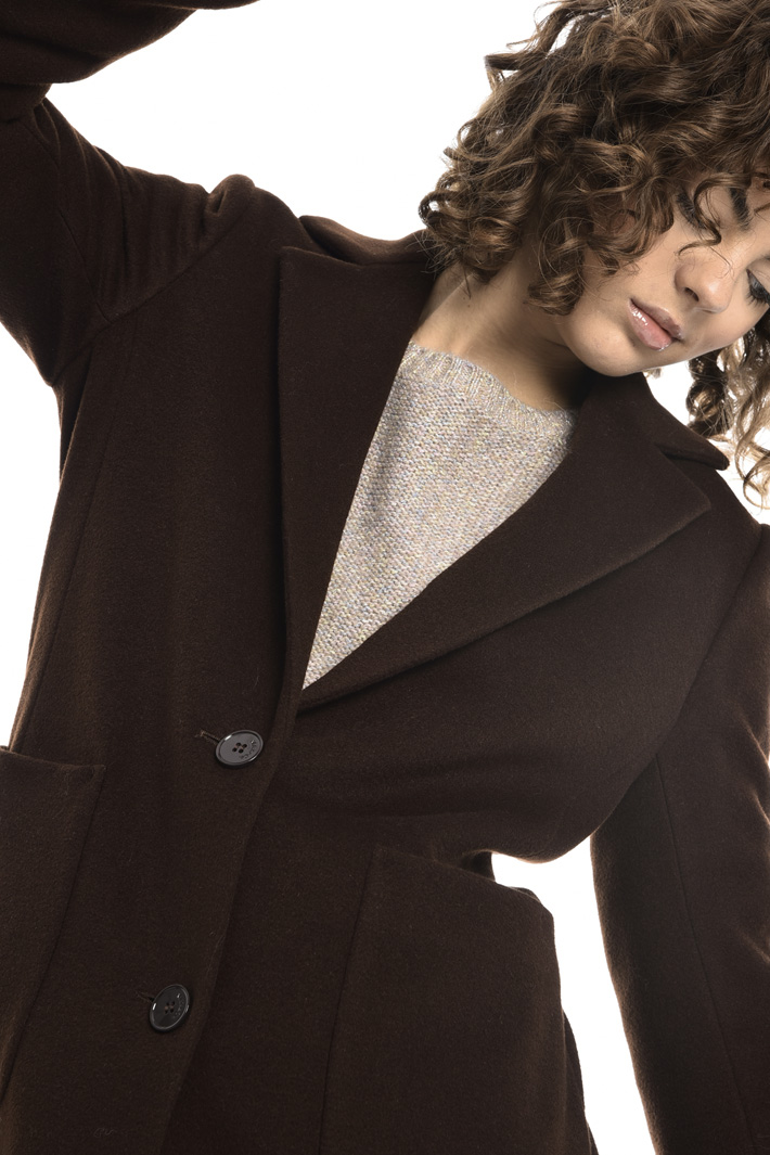 Cropped coat in pure wool Intrend Cropped coat in pure wool Intrend