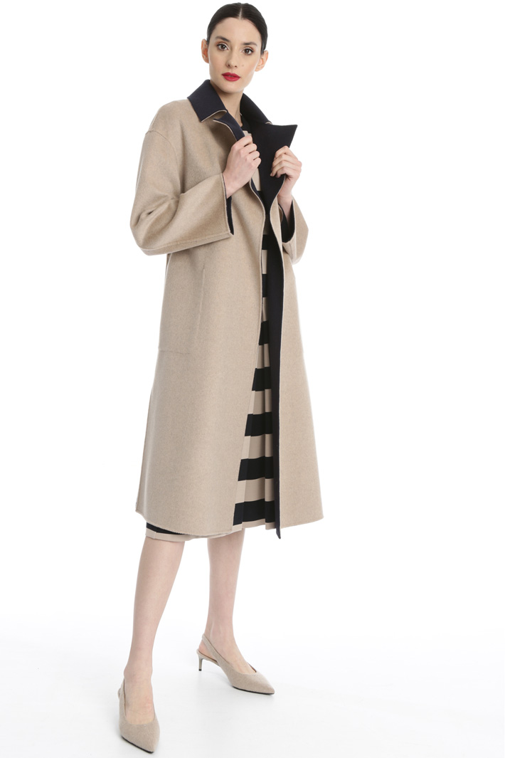 Reversible wool coat Intrend Reversible wool coat Intrend