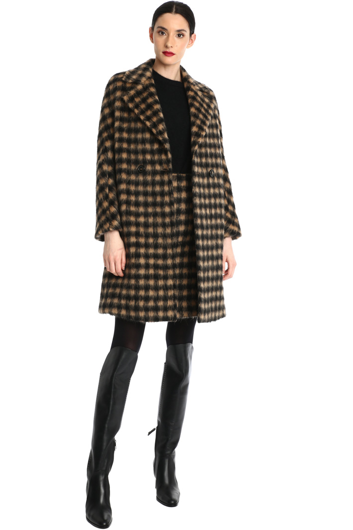 Brushed wool coat Intrend Brushed wool coat Intrend