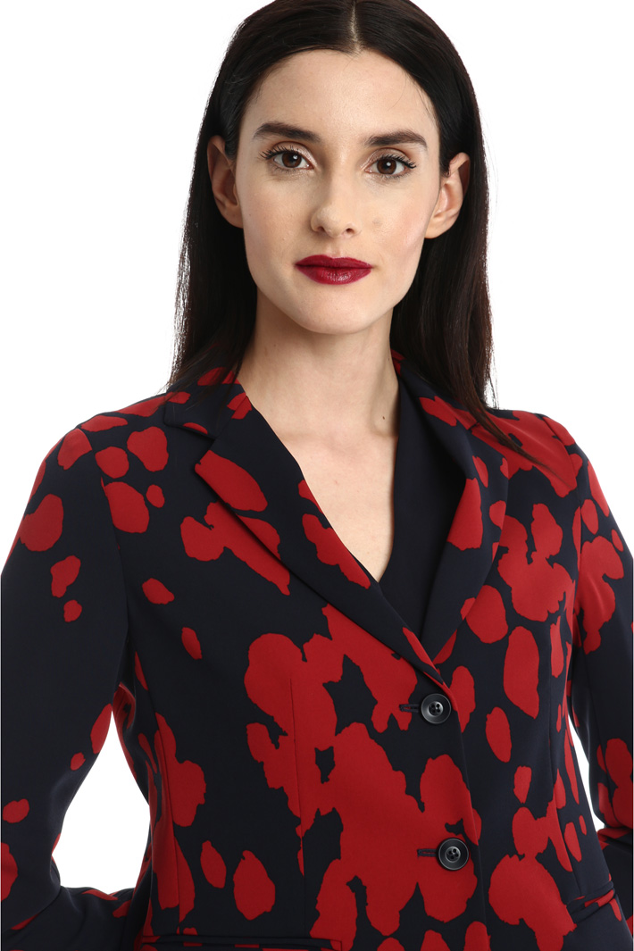 Printed cady blazer Intrend Printed cady blazer Intrend