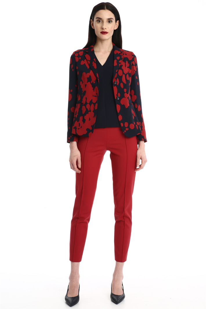 Printed cady blazer Intrend Printed cady blazer Intrend