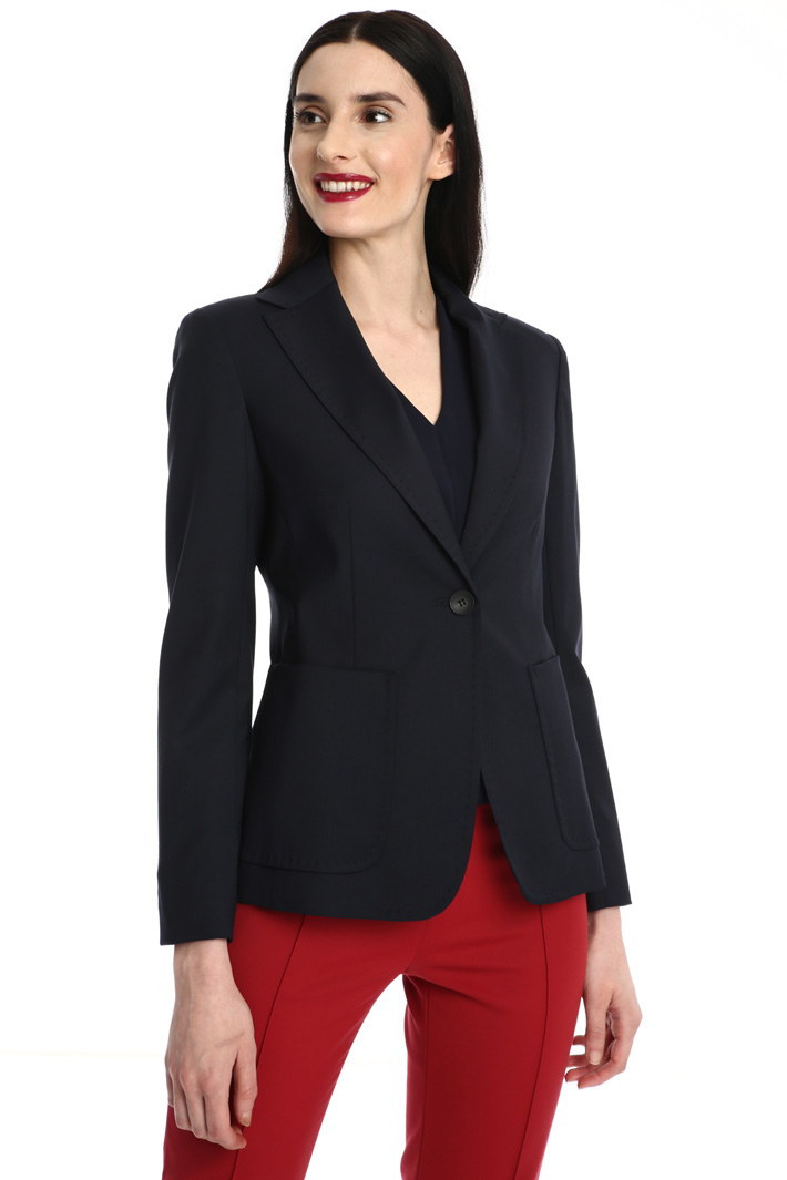 Wool and viscose blazer Intrend Wool and viscose blazer Intrend