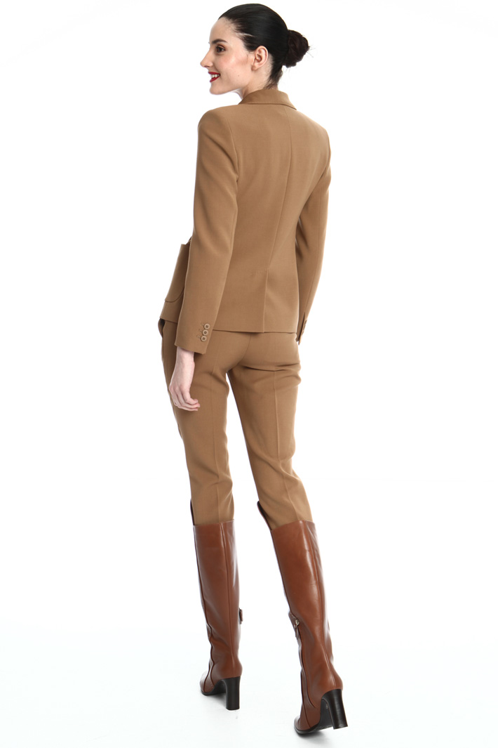 Wool crepe satin blazer Intrend Wool crepe satin blazer Intrend