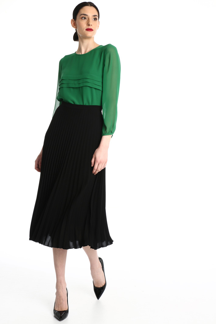 Pleated cady skirt Intrend Pleated cady skirt Intrend