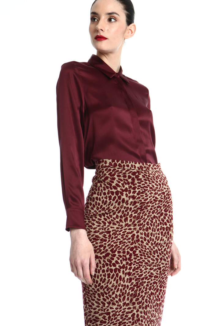 Silk satin shirt Intrend Silk satin shirt Intrend
