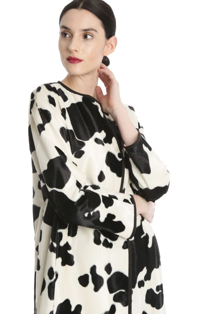 Calf-hair effect duster coat Intrend Calf-hair effect duster coat Intrend
