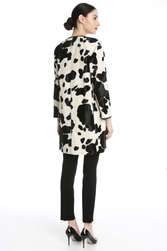 Calf-hair effect duster coat Intrend Calf-hair effect duster coat Intrend