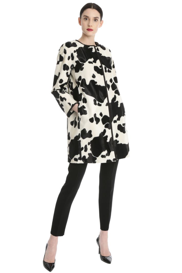 Calf-hair effect duster coat Intrend Calf-hair effect duster coat Intrend