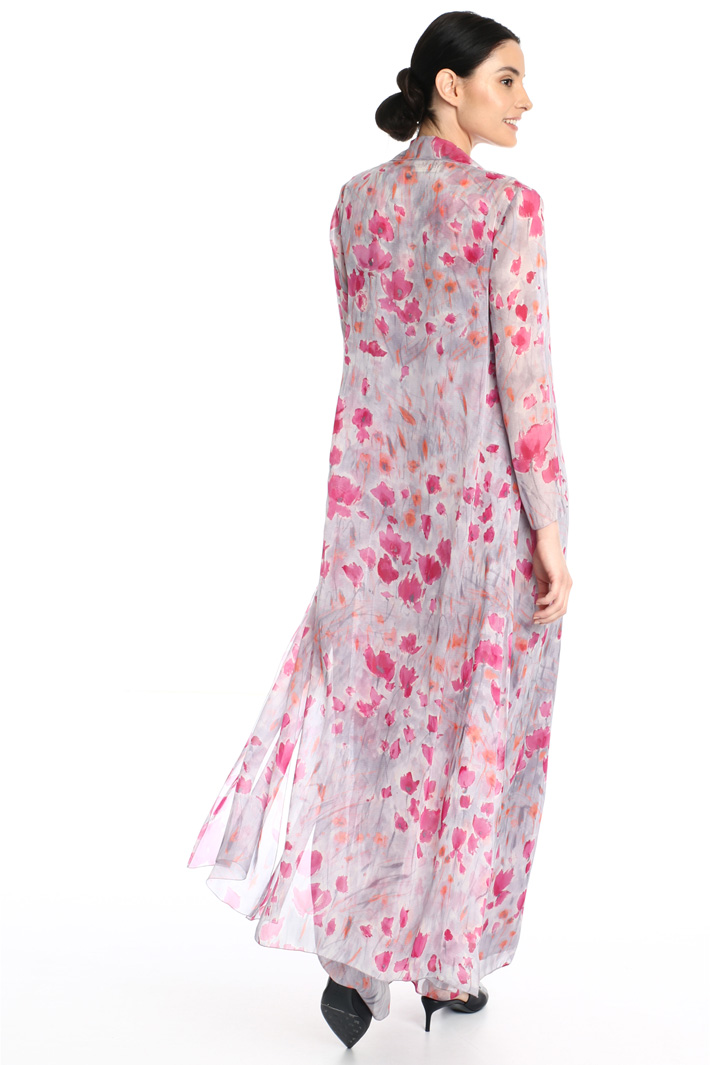 Silk chiffon duster coat Intrend Silk chiffon duster coat Intrend