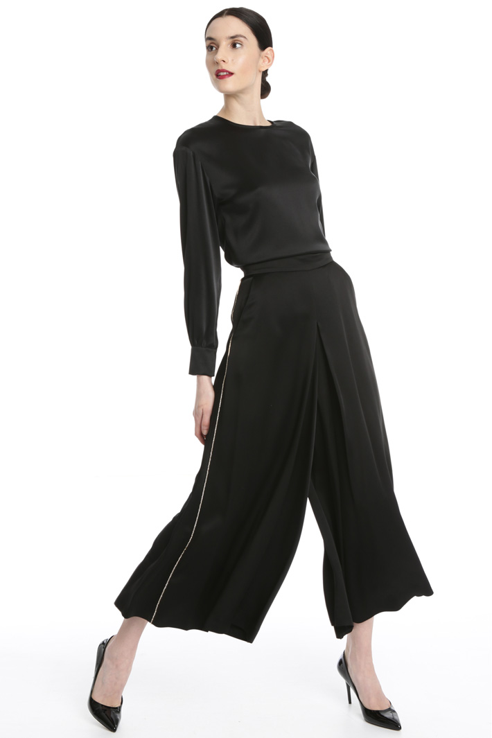 Envers satin divide skirt Intrend Envers satin divide skirt Intrend