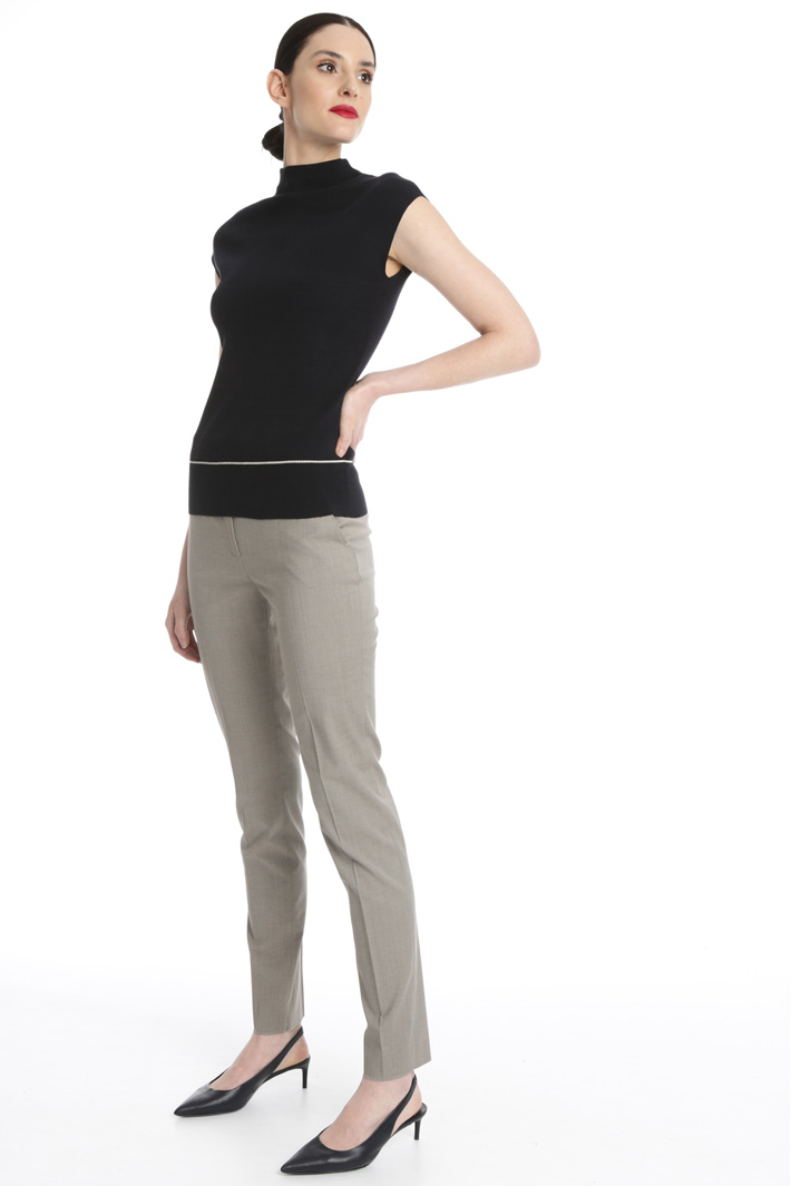 Wool and viscose trousers Intrend Wool and viscose trousers Intrend