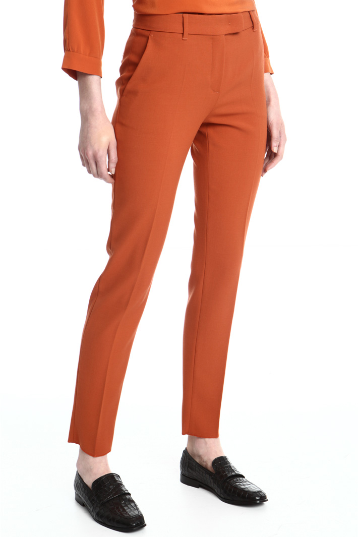 Wool crepe trousers Intrend Wool crepe trousers Intrend