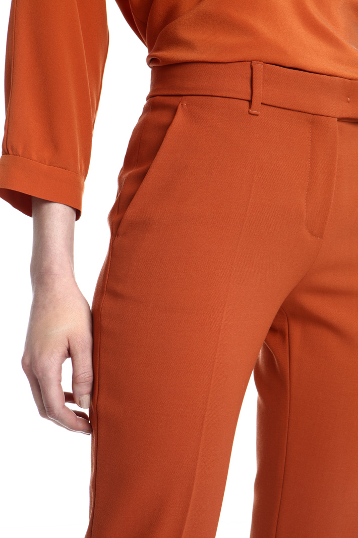 Wool crepe trousers Intrend Wool crepe trousers Intrend