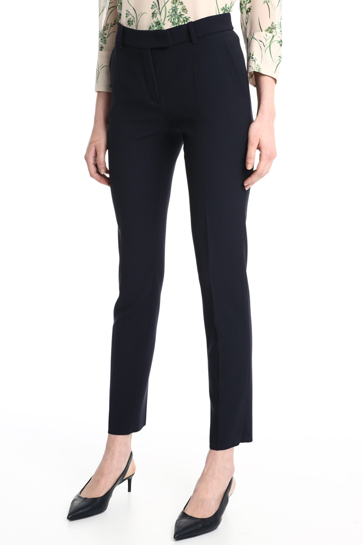 Wool crepe trousers Intrend Wool crepe trousers Intrend