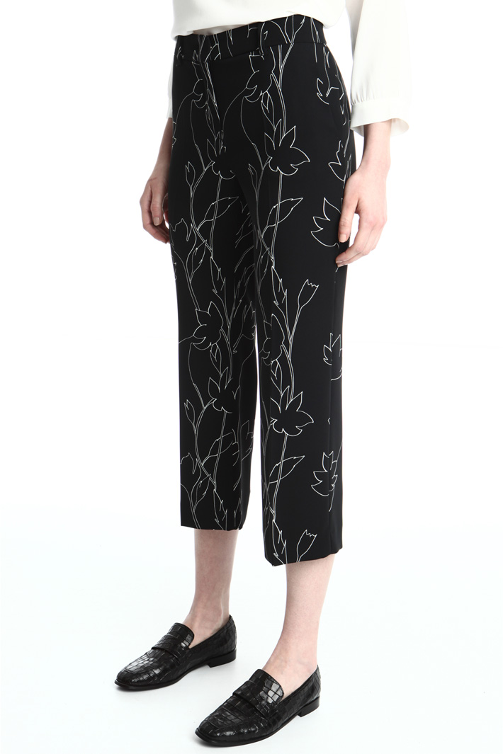 Cropped cady trousers Intrend Cropped cady trousers Intrend