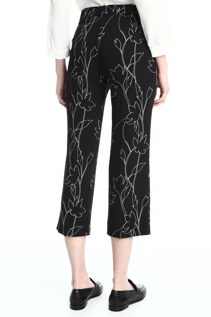 Cropped cady trousers Intrend Cropped cady trousers Intrend