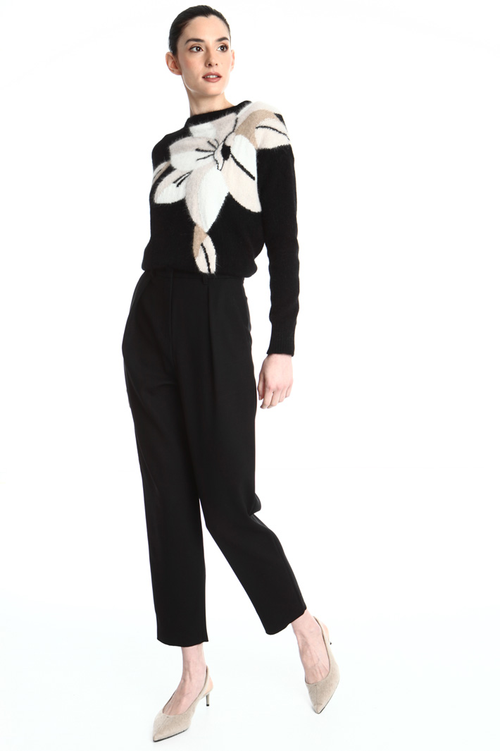 Wool carrot trousers Intrend Wool carrot trousers Intrend