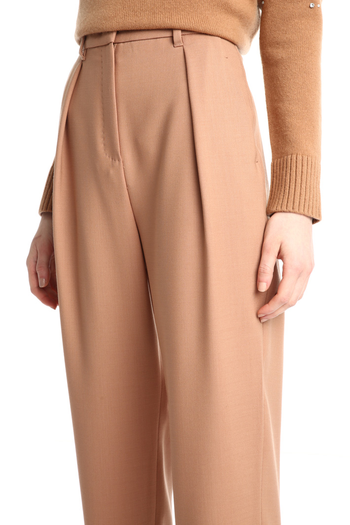 Wool carrot trousers Intrend Wool carrot trousers Intrend
