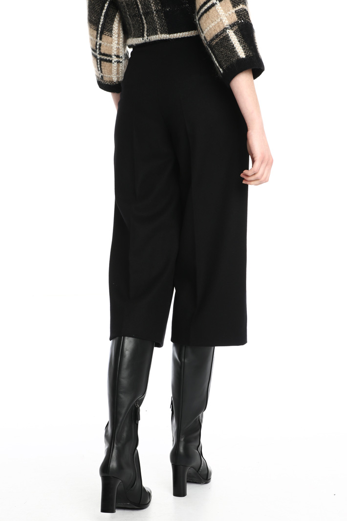 Crop trousers in wool Intrend Crop trousers in wool Intrend