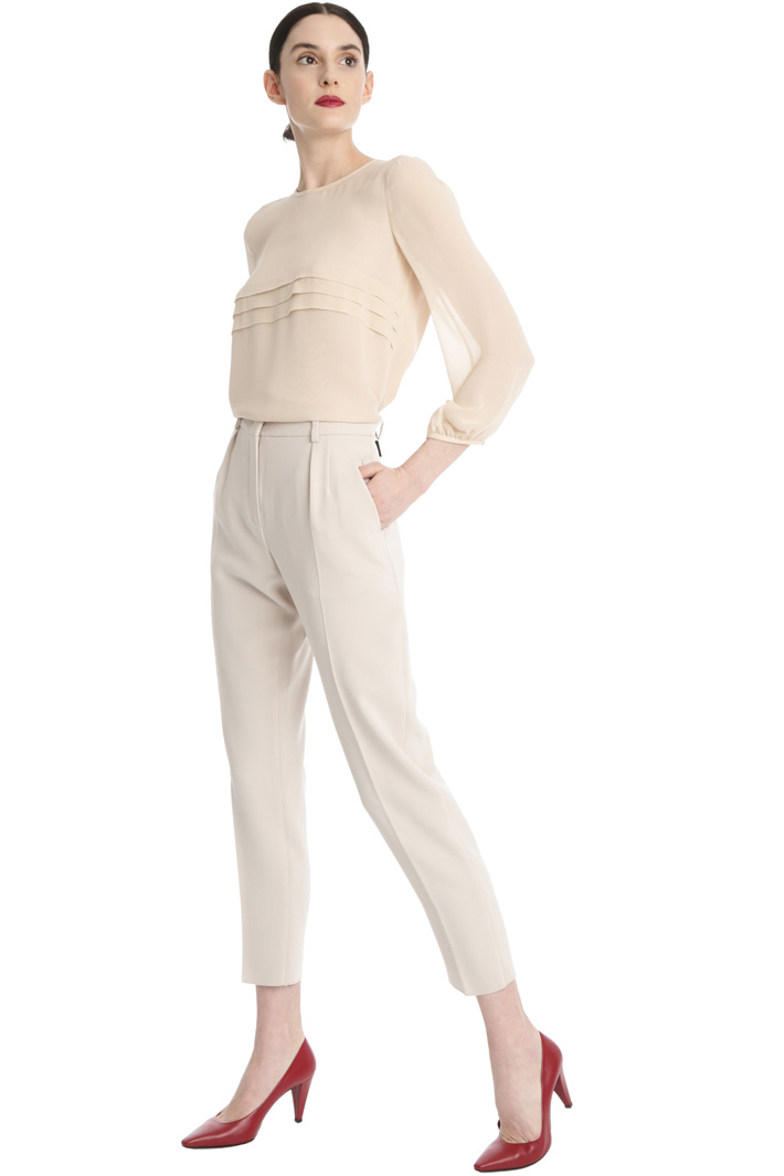 Cigarette trousers in cady Intrend Cigarette trousers in cady Intrend