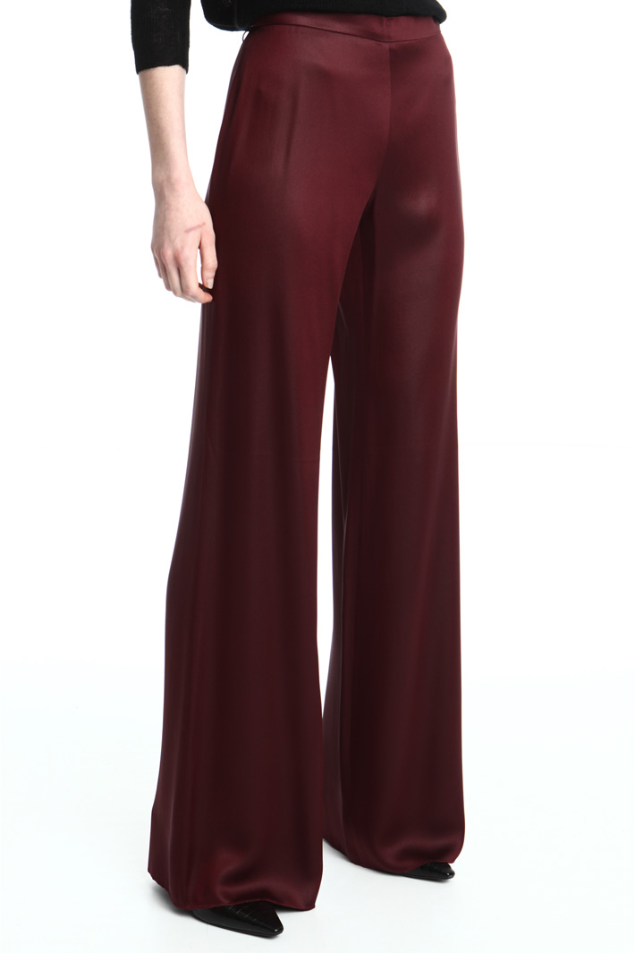 Satin palazzo trousers Intrend Satin palazzo trousers Intrend