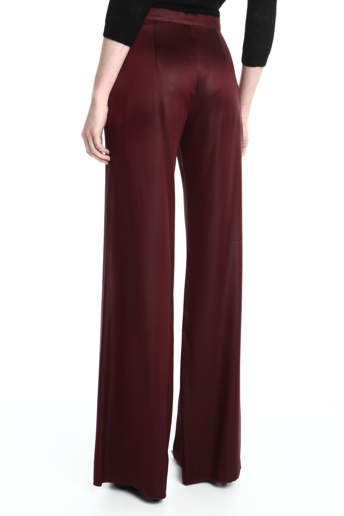 Satin palazzo trousers Intrend Satin palazzo trousers Intrend