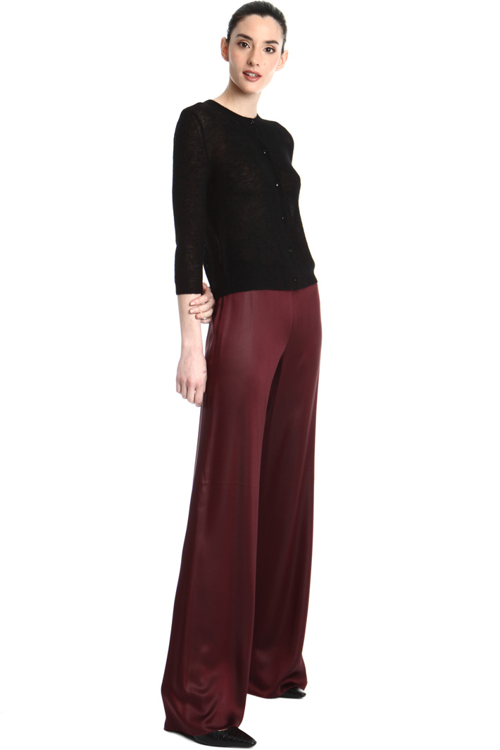 Satin palazzo trousers Intrend Satin palazzo trousers Intrend