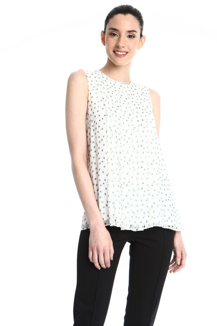 Silk georgette top Intrend Silk georgette top Intrend