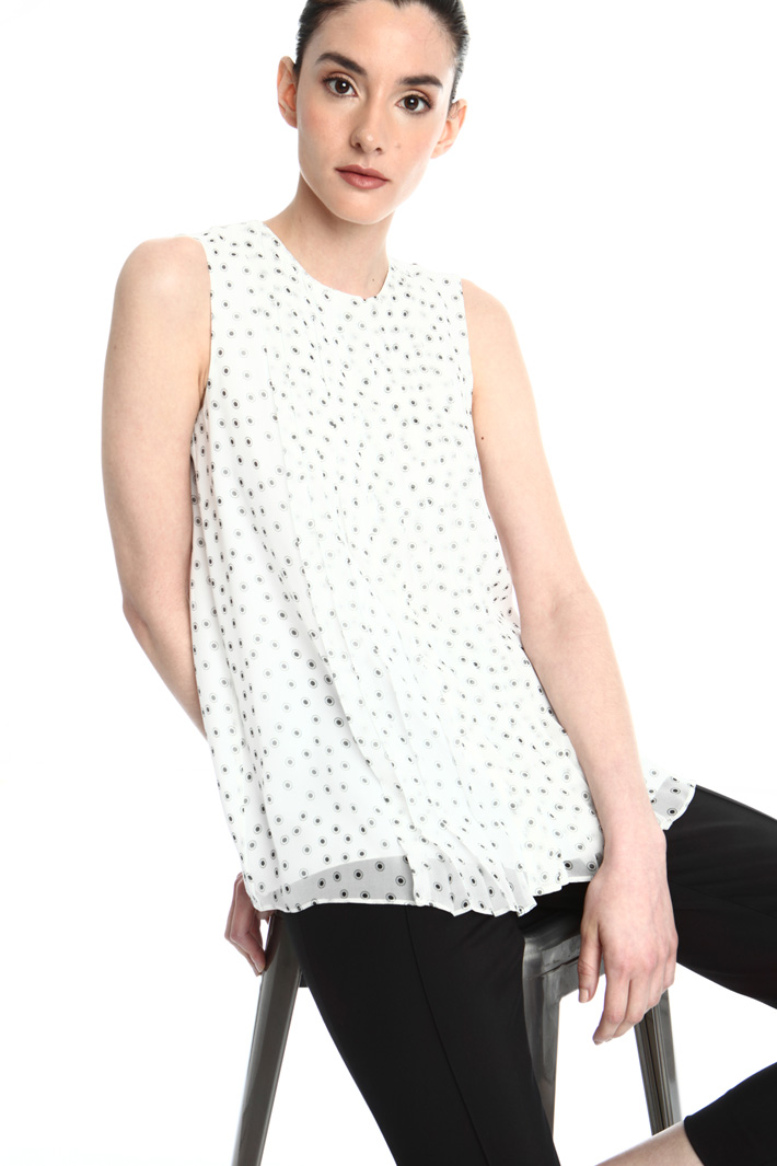 Silk georgette top Intrend Silk georgette top Intrend